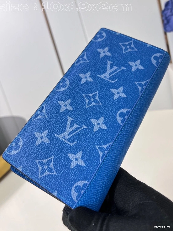 WIS WALLET-10*19*2cm LOUIS VUITTON BRAZZA 0206